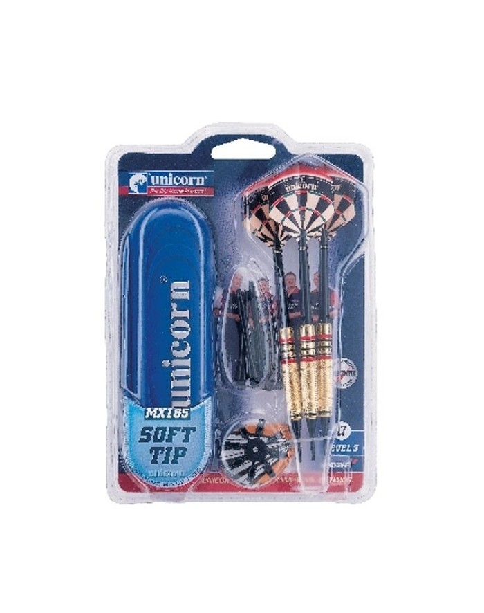 SET 3 FRECCETTE CON PUNTA IN PLASTICA + CUSTODIA ACCESSORI