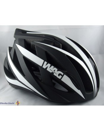 CASCO ADULTO WAG TAGLIA L NERO-BIANCO RMS 588400225